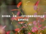 和平精英，头盔——守护与荣耀象征及照片头盔更换     