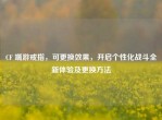 CF 端游戒指，可更换效果，开启个性化战斗全新体验及更换     