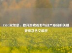 CSGO双架条，提升游戏视野与战术布局的关键要素及含义解析