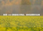 探索 CSGO 数据统计网站，游戏洞察的宝库