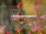 王者荣耀快速声音设置技巧
