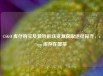 CSGO 库存购买及独特游戏资源获取途径探寻，csgo 库存在哪买