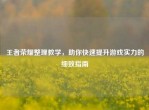 王者荣耀整理教学，助你快速提升游戏实力的细致指南