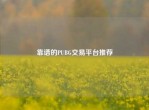 靠谱的PUBG交易平台推荐