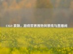 CSGO 表妹，游戏世界独特风景线与直播间