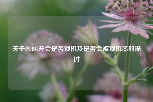 关于PUBG开会是否锁机及是否会被锁机器的探讨