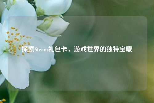 探索Steam礼包卡,游戏世界的独特宝藏