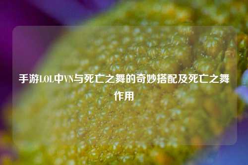 手游LOL中VN与死亡之舞的奇妙搭配及死亡之舞作用