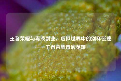 王者荣耀与毒液副业,虚拟世界中的别样碰撞——王者荣耀毒液英雄