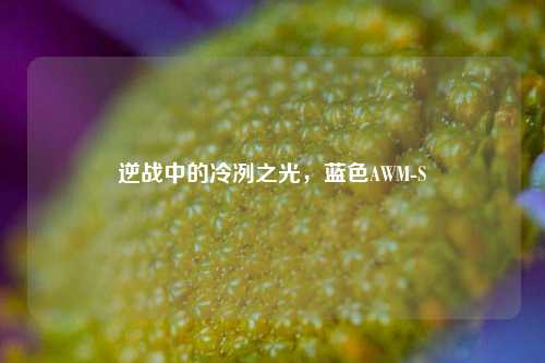 逆战中的冷冽之光,蓝色AWM-S