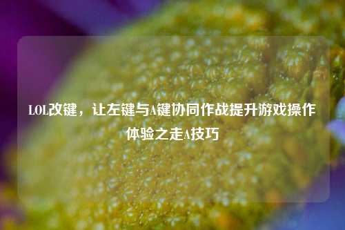 LOL改键,让左键与A键协同作战提升游戏操作体验之走A技巧