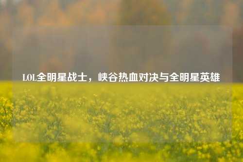 LOL全明星战士,峡谷热血对决与全明星英雄