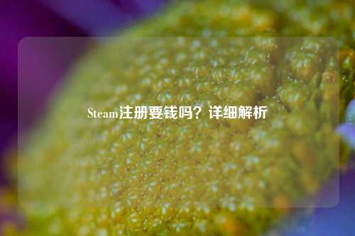 Steam注册要钱吗?详细解析