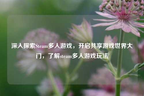 深入探索Steam多人游戏,开启共享游戏世界大门,了解steam多人游戏玩法