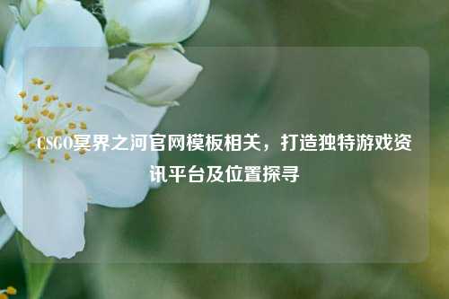 CSGO冥界之河官网模板相关,打造独特游戏资讯平台及位置探寻