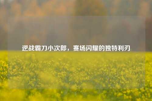逆战霸刀小次郎,赛场闪耀的独特利刃