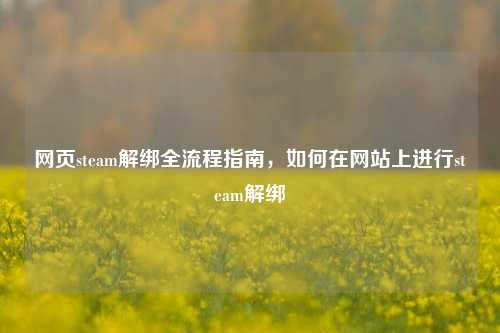 网页steam解绑全流程指南,如何在网站上进行steam解绑