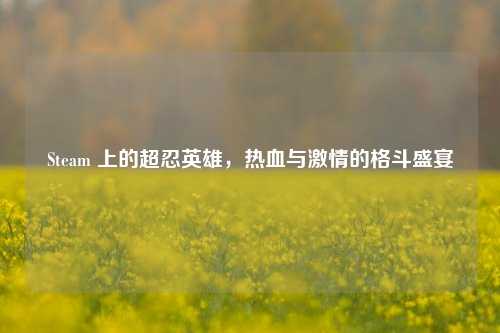 Steam 上的超忍英雄,热血与 的格斗盛宴