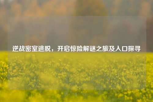 逆战密室逃脱,开启惊险解谜之旅及入口探寻